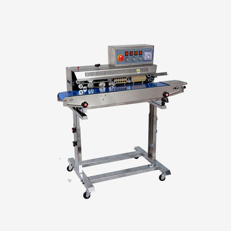 Heat Continuous Band Sealing Machine For Plastic Bags FRM