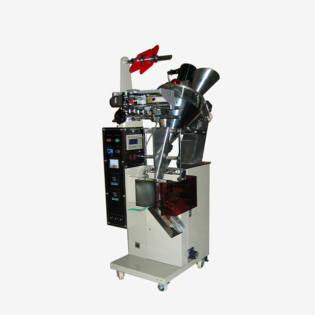 Automatic Pyramidal Shape Bag Granule Packaging Machine with Upright Screw Blanking DXDK-100ZII